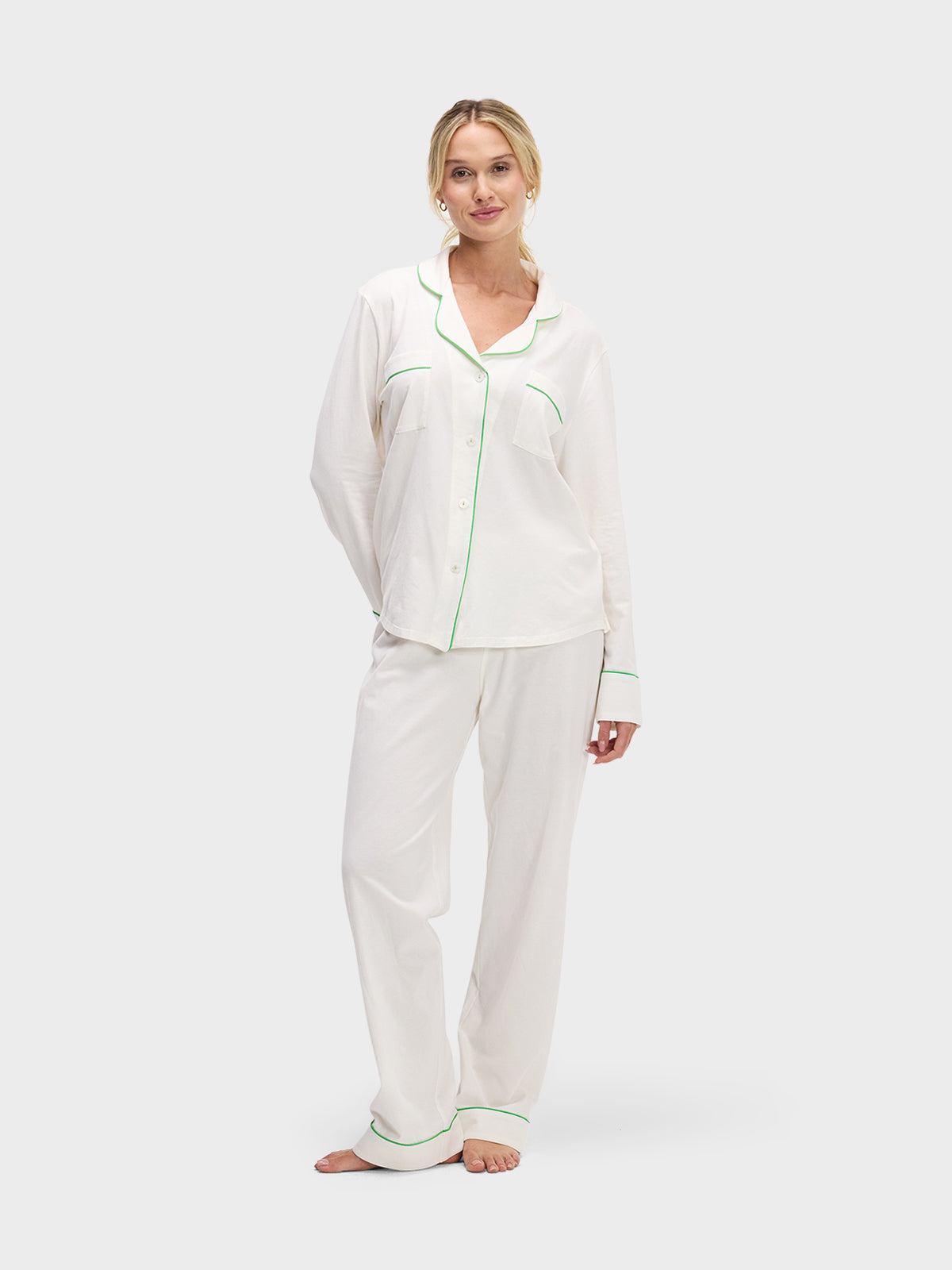 LONG SLEEVE PAJAMA SET: TEE TIME