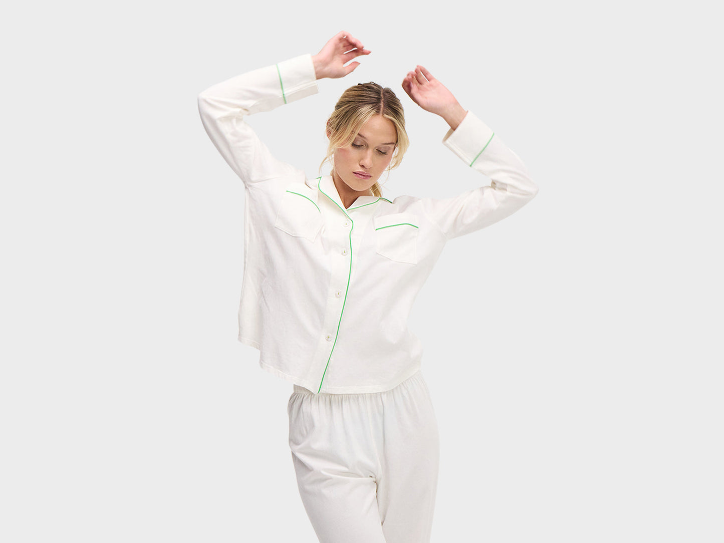 LONG SLEEVE PAJAMA SET: TEE TIME