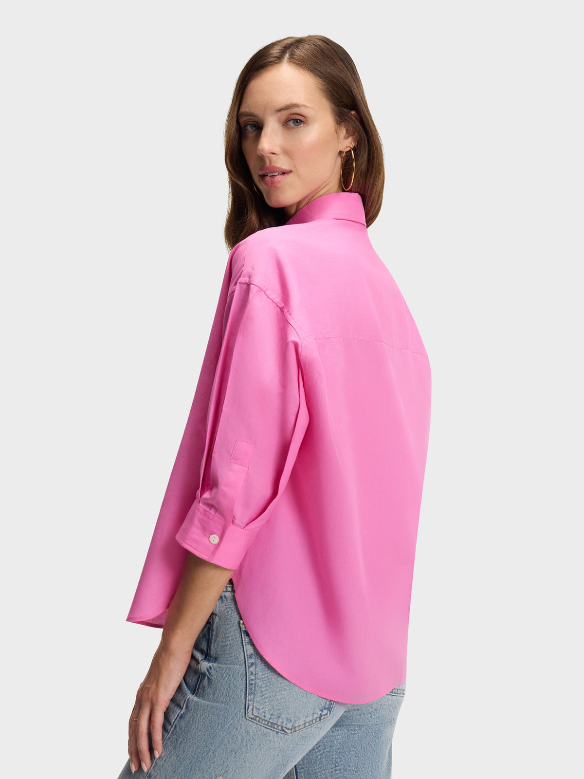 3/4 SLEEVE: HIBISCUS