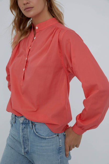 BOHO SHIRT: CORAL QUEEN