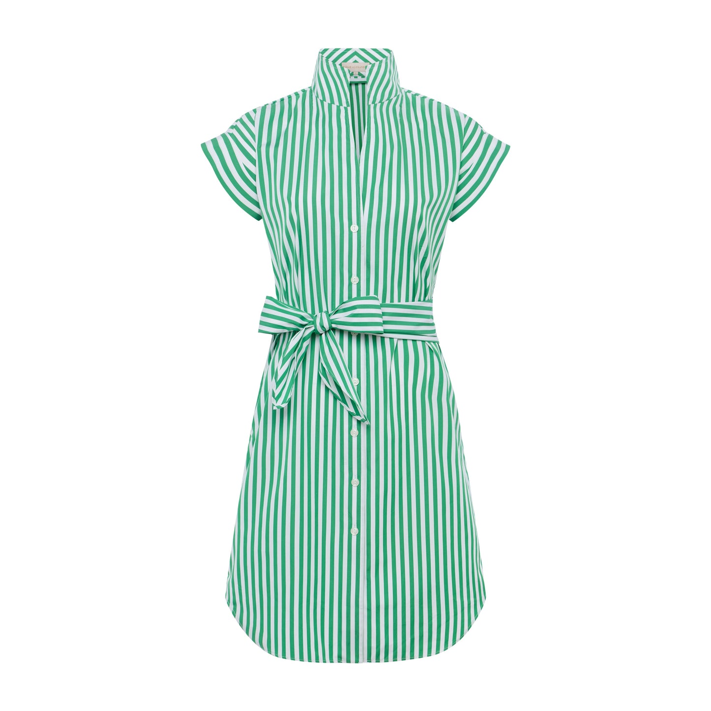 CAP SLEEVE DRESS: LUCKY STRIPE