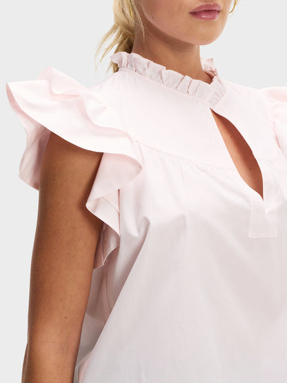 FLUTTER SLEEVE: A TOUCH OF PINK