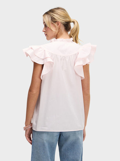 FLUTTER SLEEVE: A TOUCH OF PINK