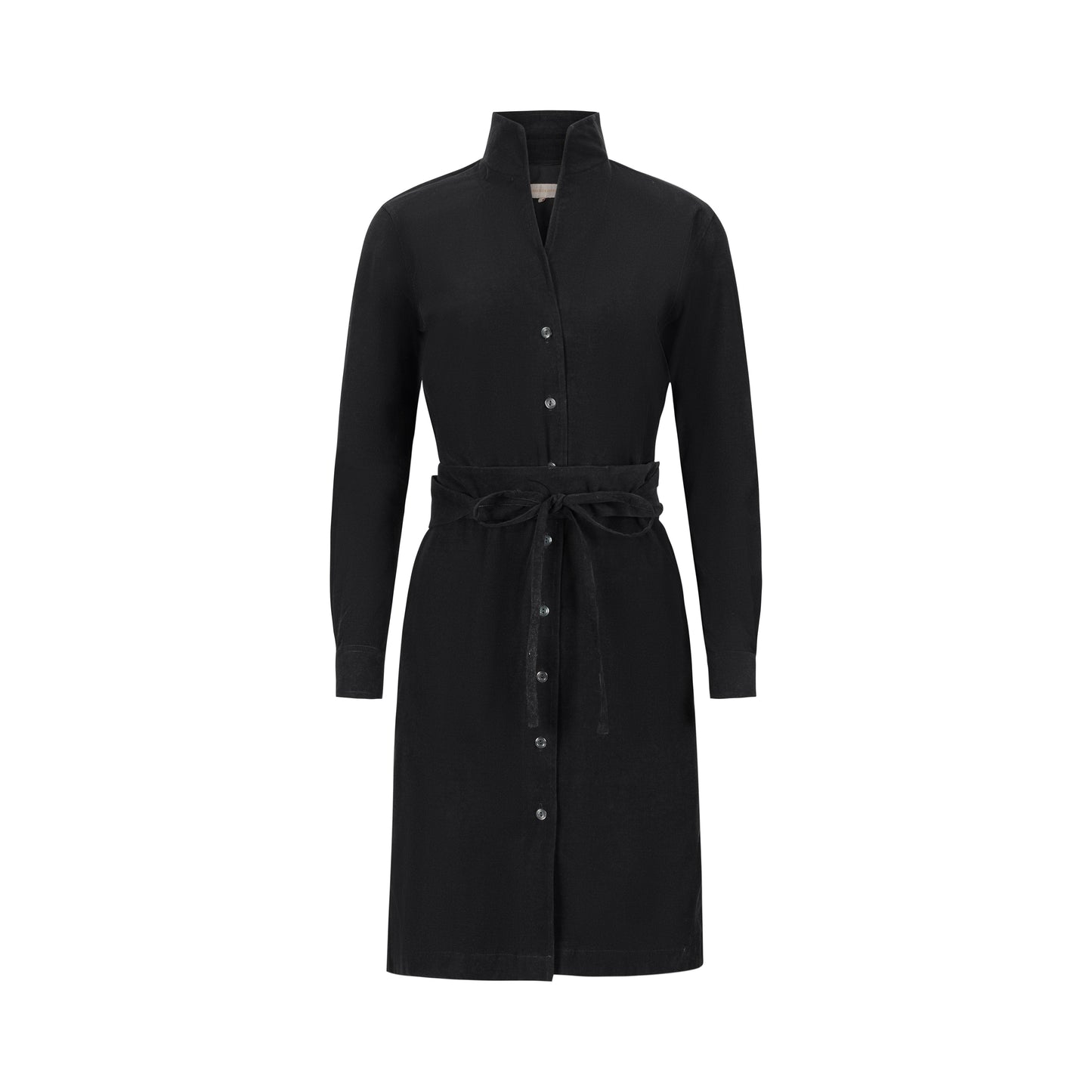 SHIRT DRESS: BLACK STALLION