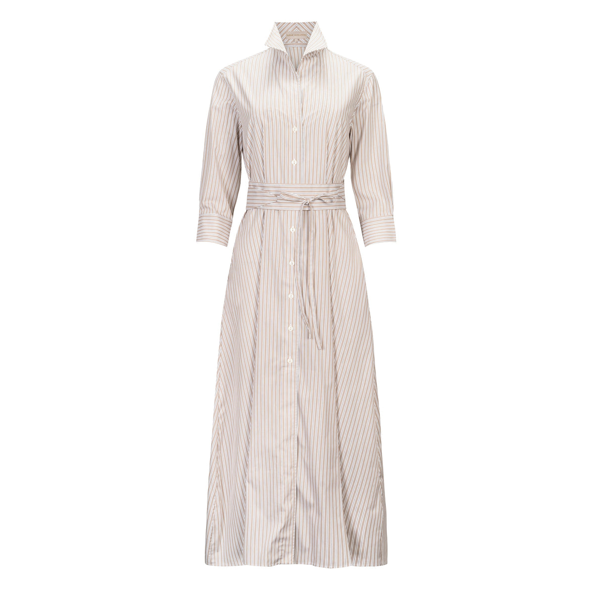 SHIRT DRESS MAXI: ESPRESSO MARTINI