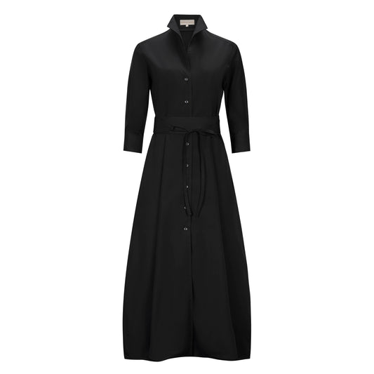 SHIRT DRESS MAXI: NOIR YOU READY?