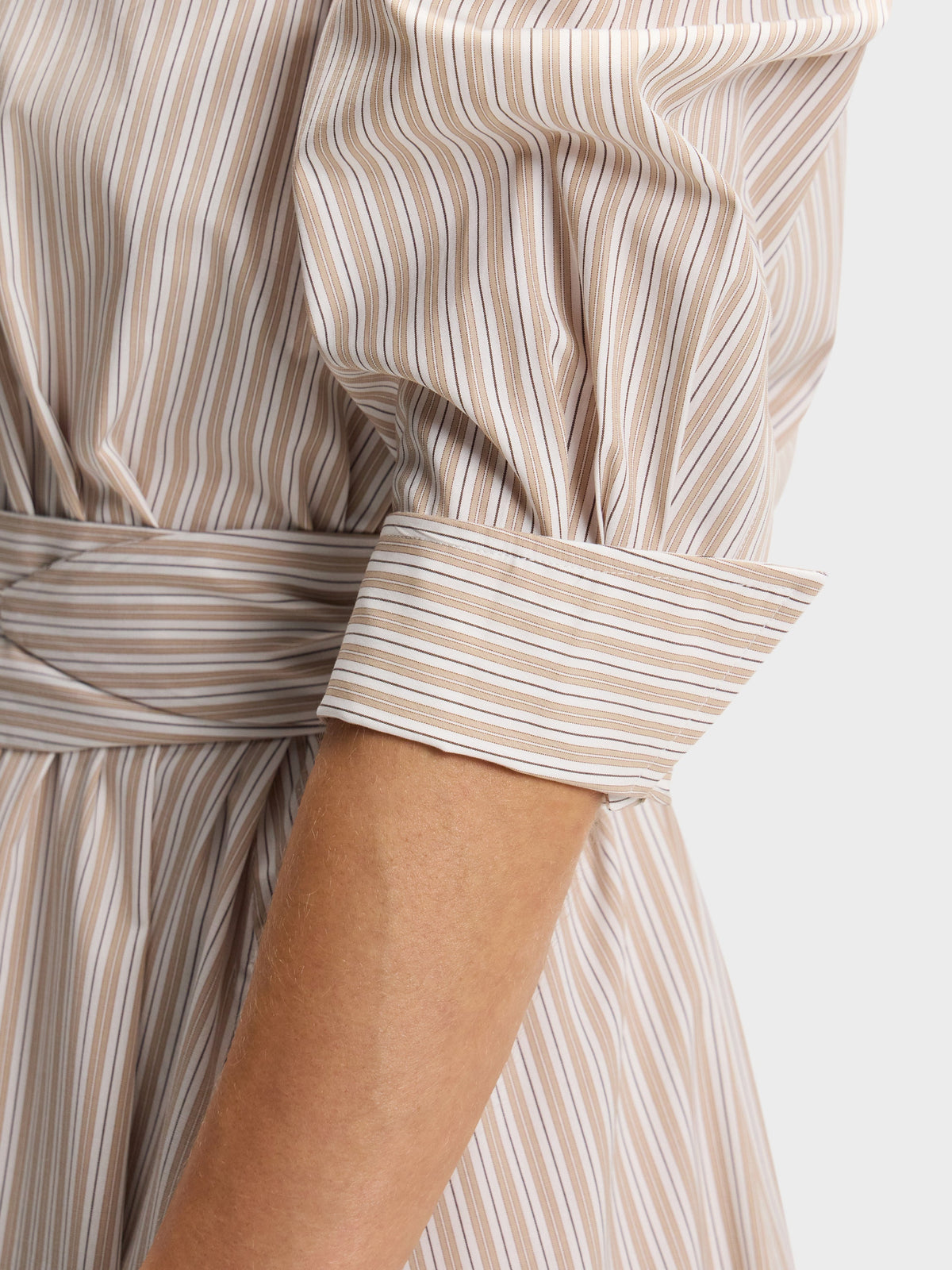 SHIRT DRESS MAXI: ESPRESSO MARTINI