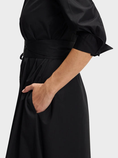 SHIRT DRESS MAXI: NOIR YOU READY?
