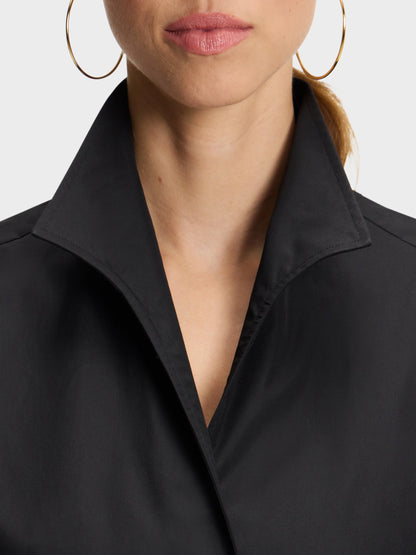 SHIRT DRESS MAXI: NOIR YOU READY?