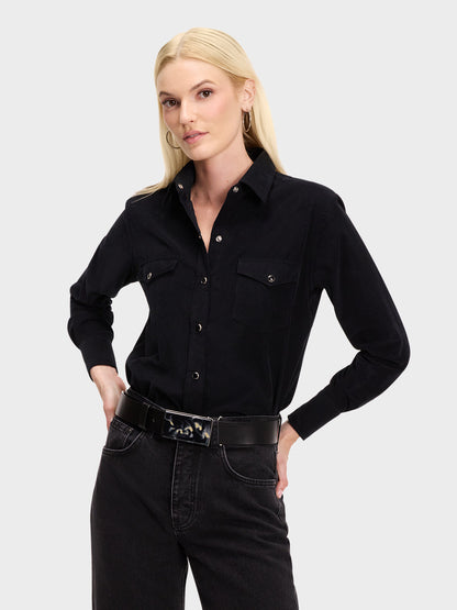 WESTERN SHIRT: BLACK STALLION: FINAL SALE