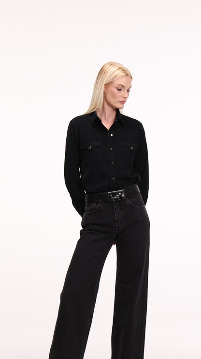 WESTERN SHIRT: BLACK STALLION: FINAL SALE