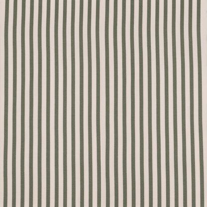 Straight Up green and cream vertical stripes